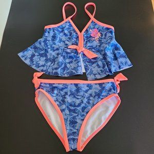 Jantzen Girls Tankini Ruffles Swimsuit 2 piece